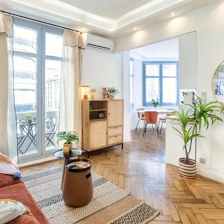 L23 Staywizus - 1 Bdr Shakespeare 2 Balconies - Clim & Wifi * Niza
