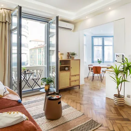 L23 Staywizus - 1 Bdr Shakespeare 2 Balconies - Clim & Wifi * Niza